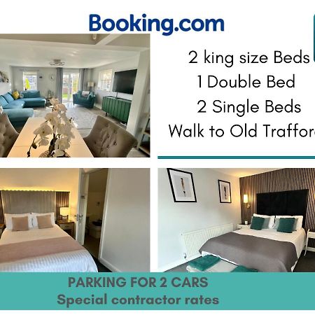 Waterside Mufc & Trafford Centre Townhouse 4 Bedroom Free Parking Манчестер Екстер'єр фото