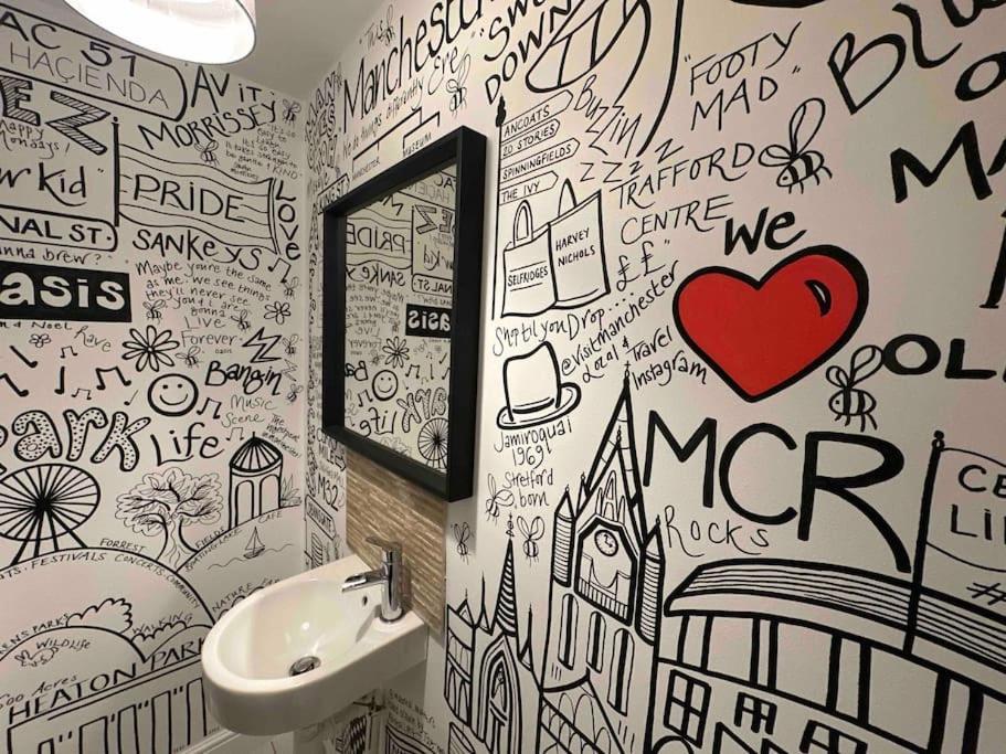Waterside Mufc & Trafford Centre Townhouse 4 Bedroom Free Parking Манчестер Екстер'єр фото